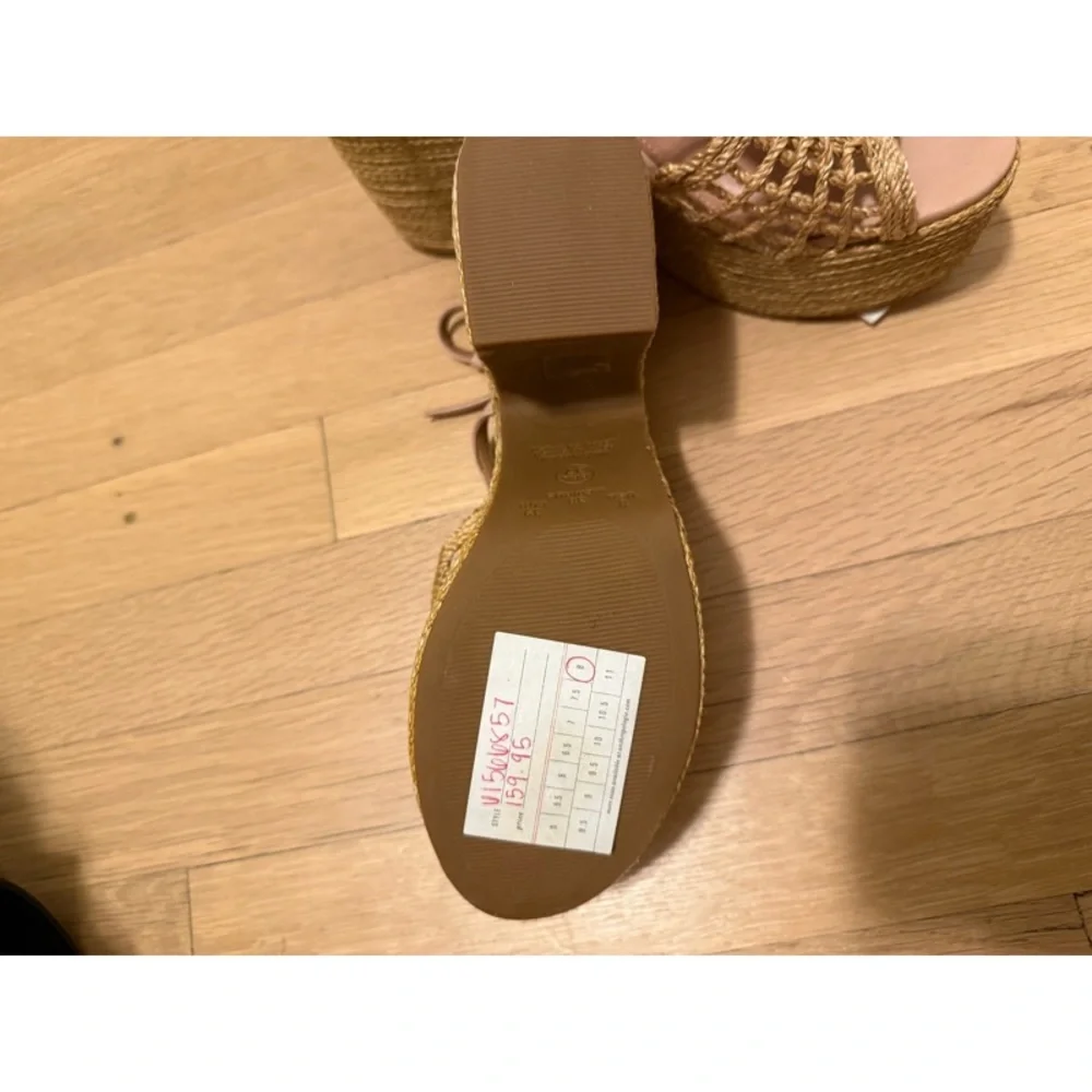 NEW! Anthropologie Vicenza Melissa Woven Platform Sandals - Picture 6 of 12
